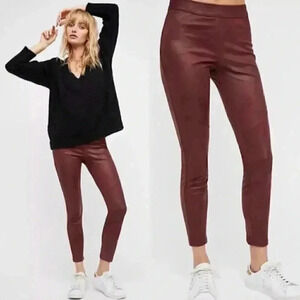 Free People Vegan Suede Leggings